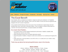 Tablet Screenshot of excelradiator.com